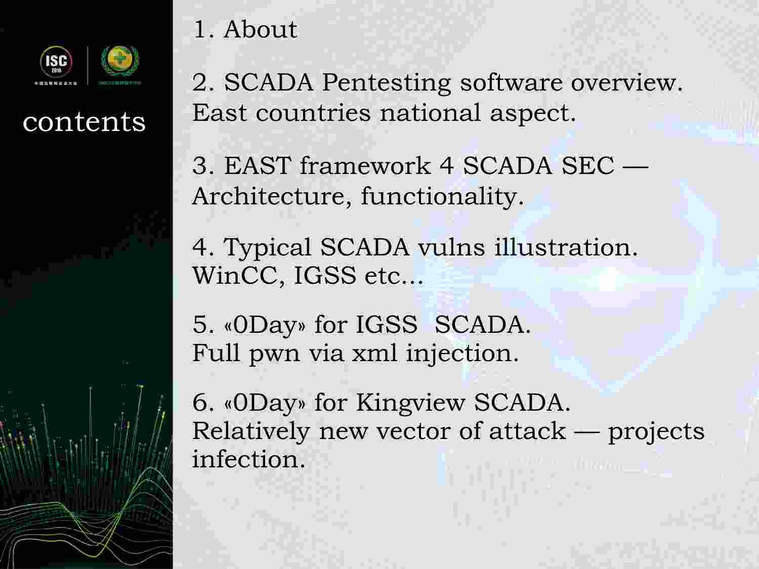 安全实践-Yuriy&Nikolay Gurkin-EAST framework vs SCADA Software.pdf-1-预览