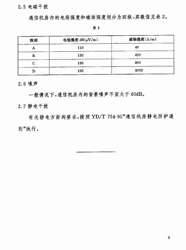 GF 014-1995通信机房环境条件(暂行规定).pdf-3-预览