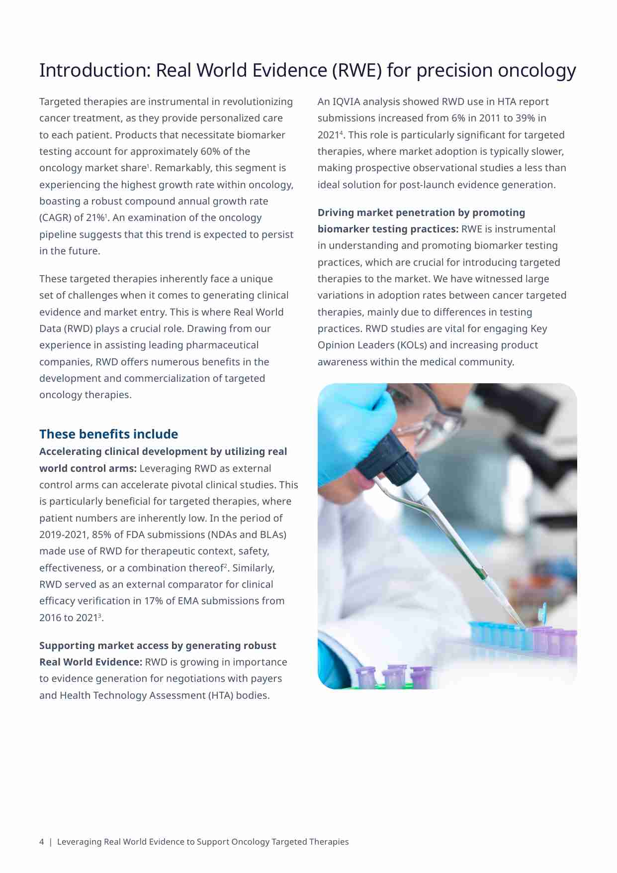 IQVIA -利用真实世界的证据支持肿瘤靶向治疗 Leveraging Real World Evidence to Support Oncology Targeted Therapies.pdf-3-预览