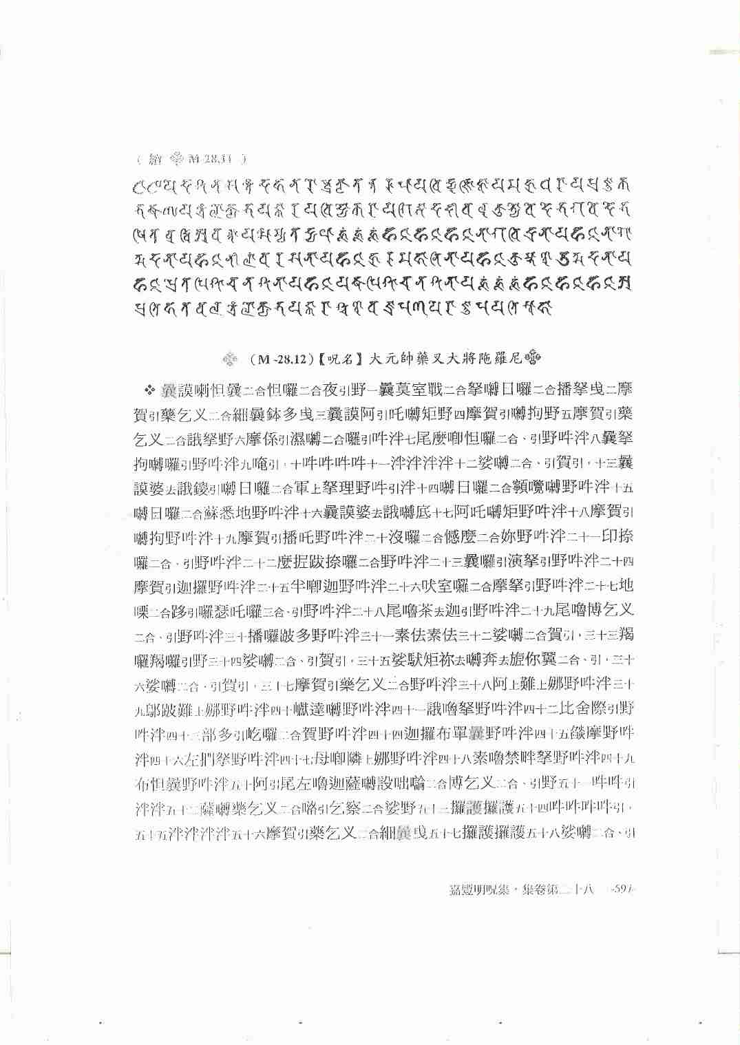 释教最上乘秘密藏陀罗尼集（大元帅陀罗尼）林光明编著.pdf-0-预览