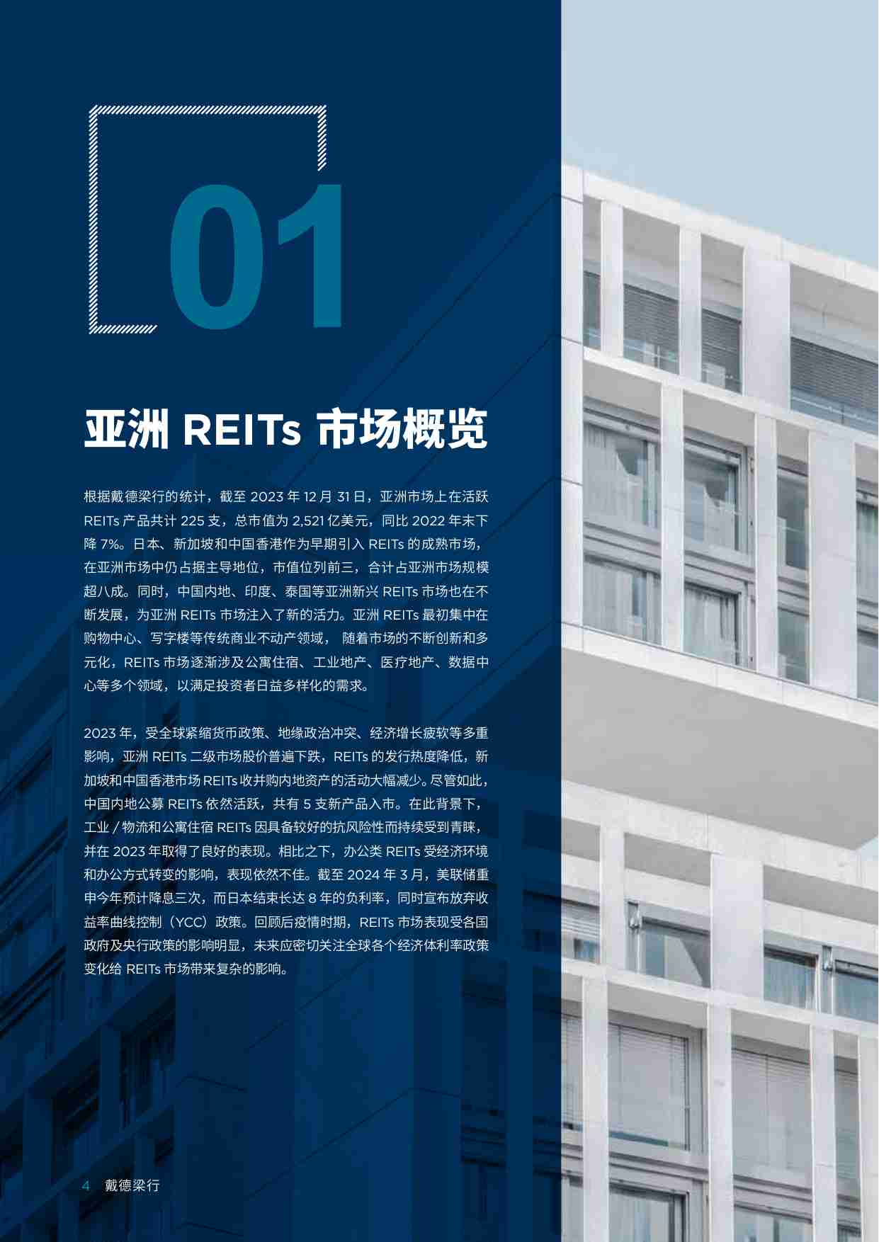 戴德梁行_2023 亚洲不动产投资信托基金 REITS 研究报告.pdf-3-预览