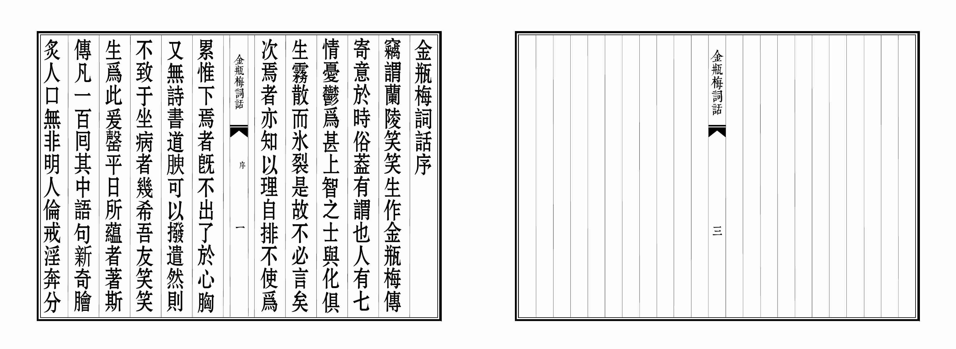 大安本《金瓶梅詞話》第一卷（排印版） by 蘭陵笑笑生.pdf-2-预览