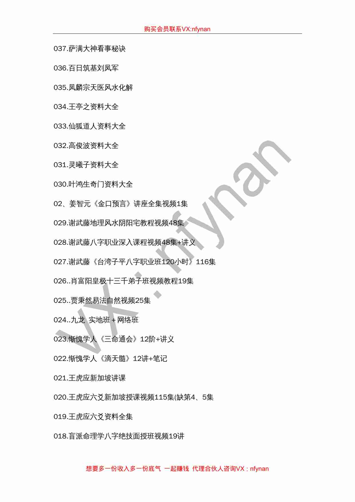 萌萌家易学会员目录.docx-2-预览