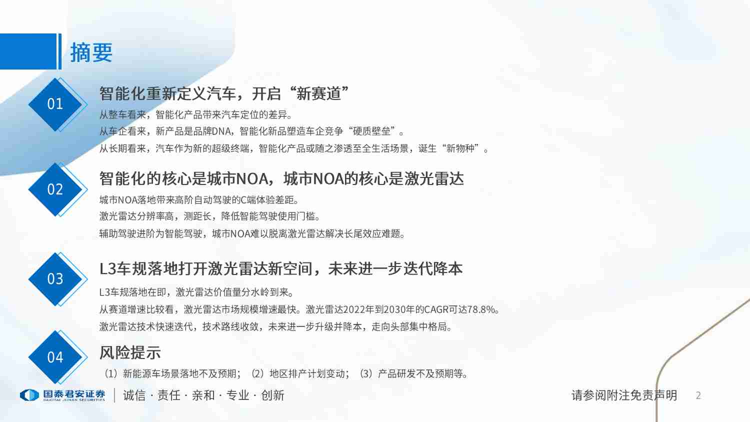 智能汽车行业产业研究系列一—传感器为智能化基础，L3车规落地打开激光雷达新空间.pdf-1-预览