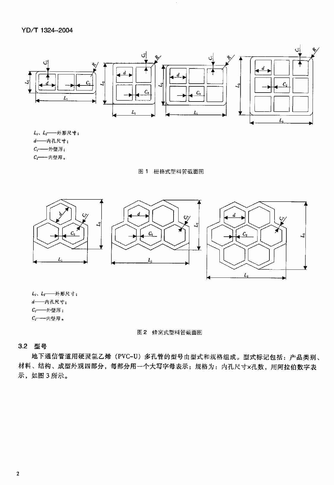 YD T 1324-2004地下通信管道用硬聚氯乙烯（PVC-U）多孔管.pdf-4-预览