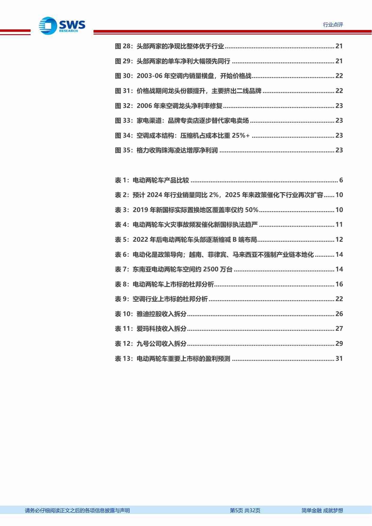 电动两轮车行业深度：行业β修复，超额利润率成为头部盈利主导-240704-申万宏源-32页.pdf-3-预览