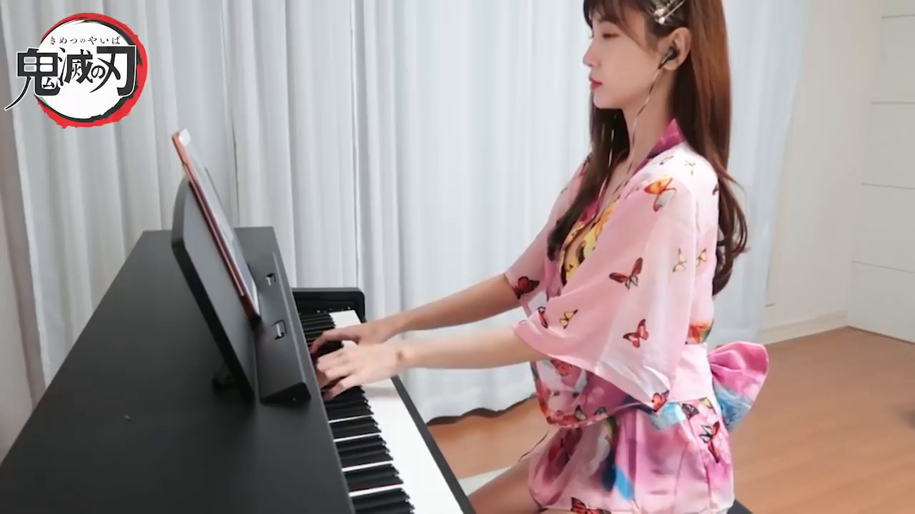 귀멸의 칼날OST (Demon Slayer)鬼滅の刃 - EP 21 루이 테마 Rui theme - piano cover.mp4-0-预览