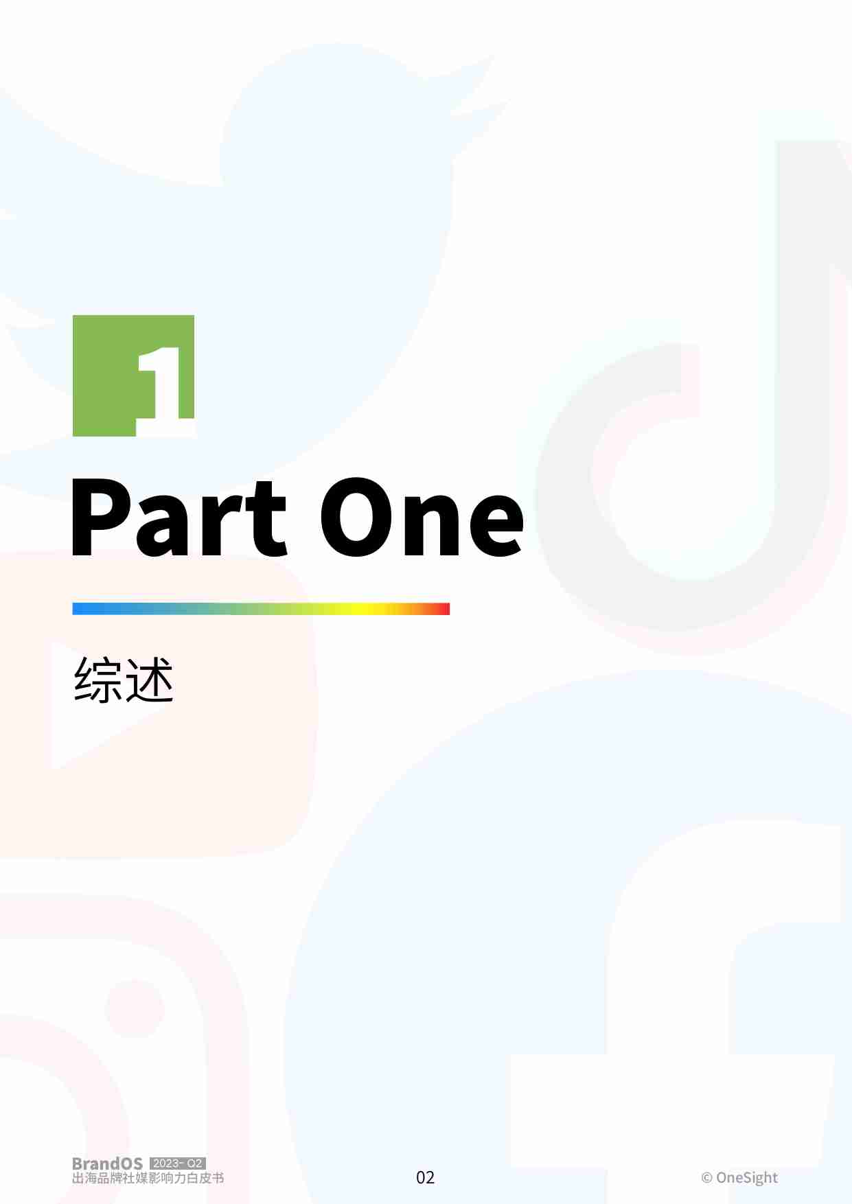 OneSight：2023Q2 BrandOS TOP100出海品牌社媒影响力榜单.pdf-2-预览