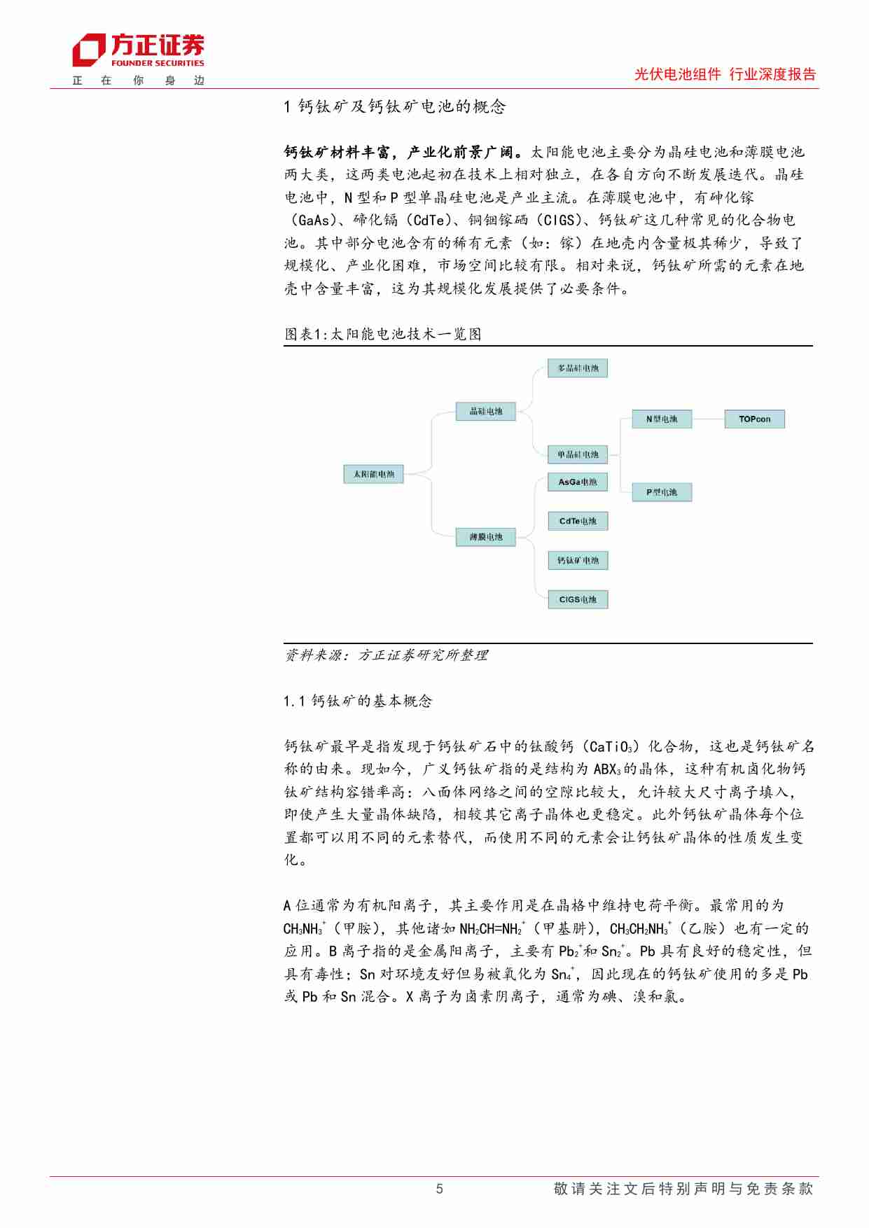 光伏电池组件行业深度报告-钙钛矿：新一代太阳能薄膜电池，有望大幅提高极限转换效率-240530-方正证券-41页.pdf-3-预览