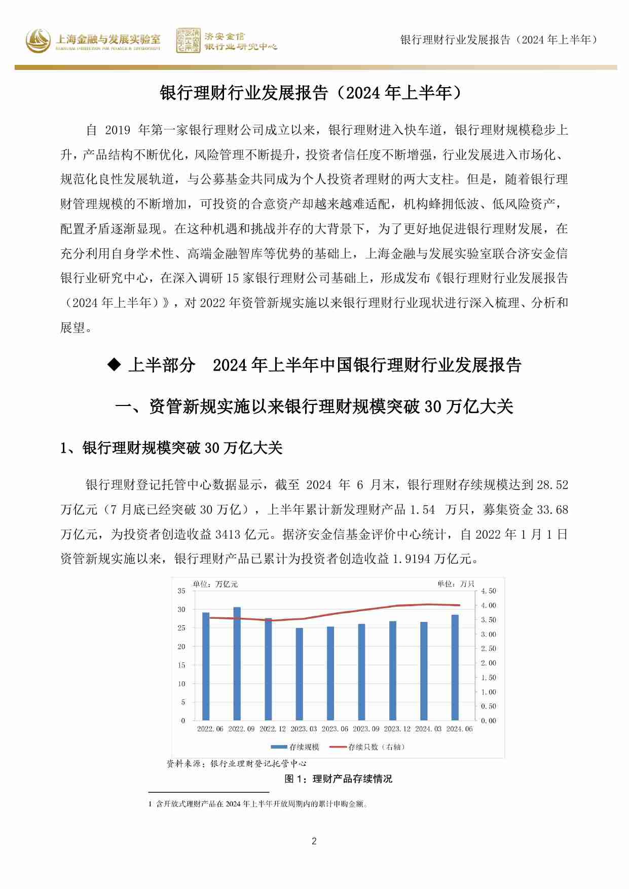 银行理财行业发展报告（2024年上半年）.pdf-1-预览