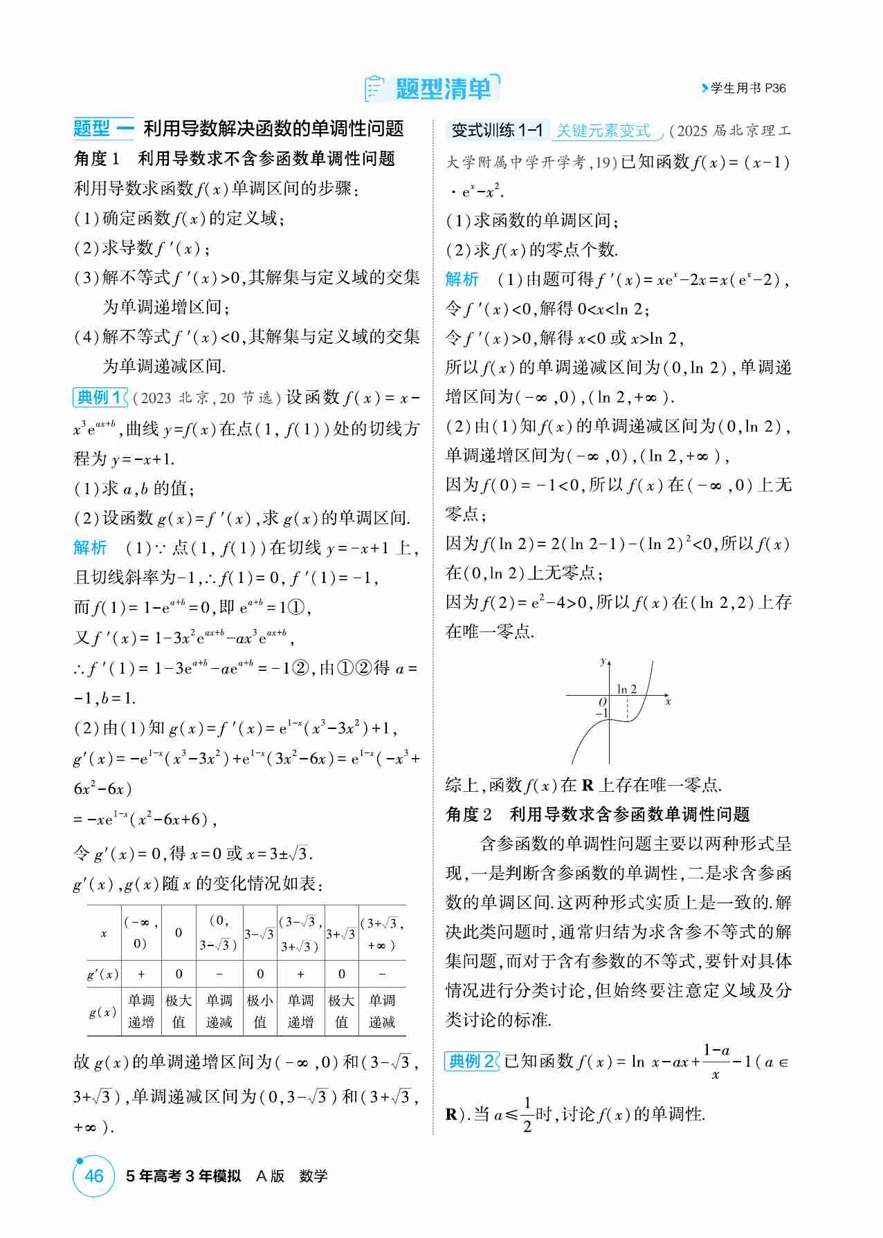 3 2  导数与函数的单调性 极值和最值.pdf-1-预览