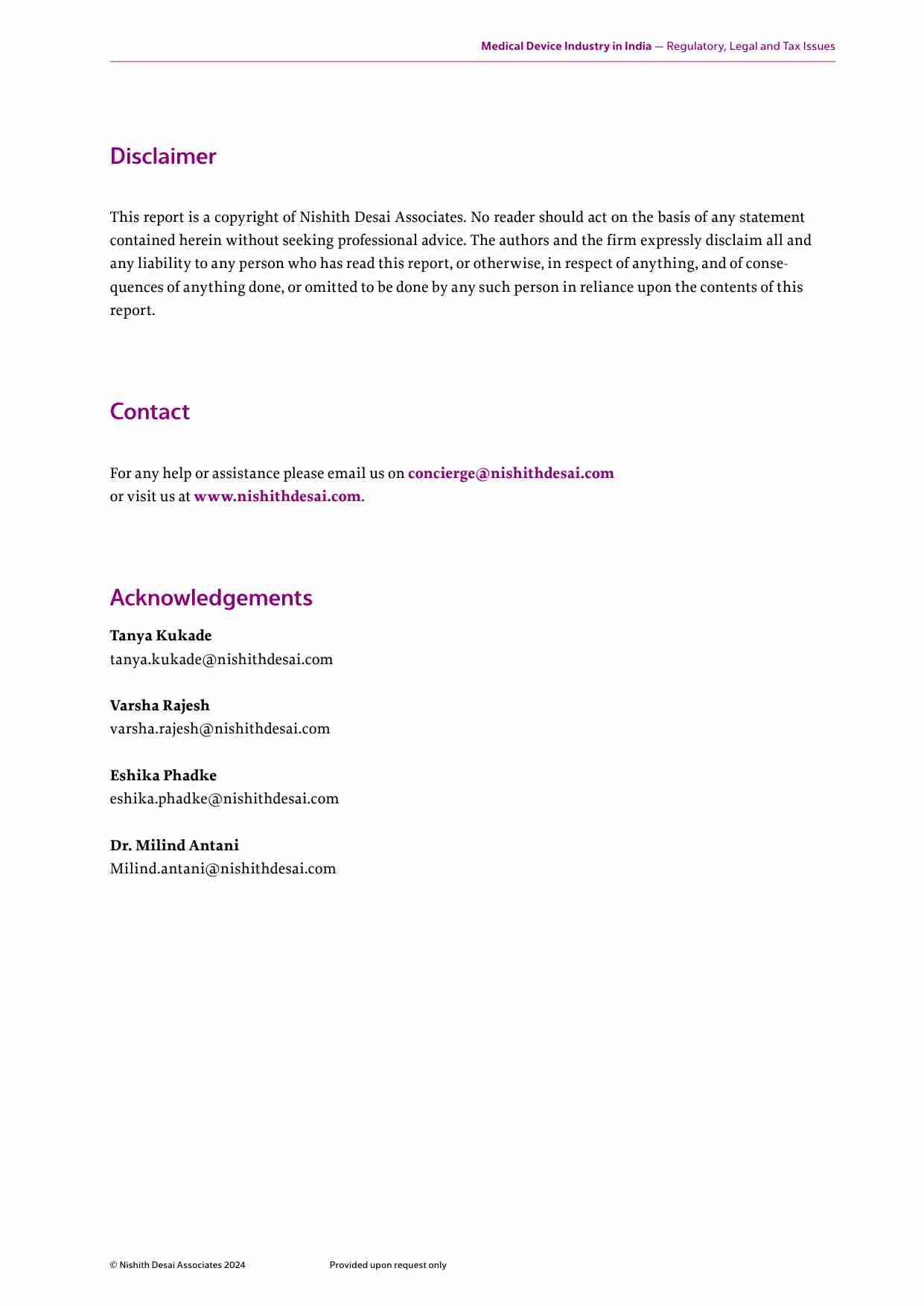 NishithDesai-印度医疗器械行业-监管、法律和税务问题 Medical Device Industry in India Regulatory, Legal and Tax Issues.pdf-3-预览