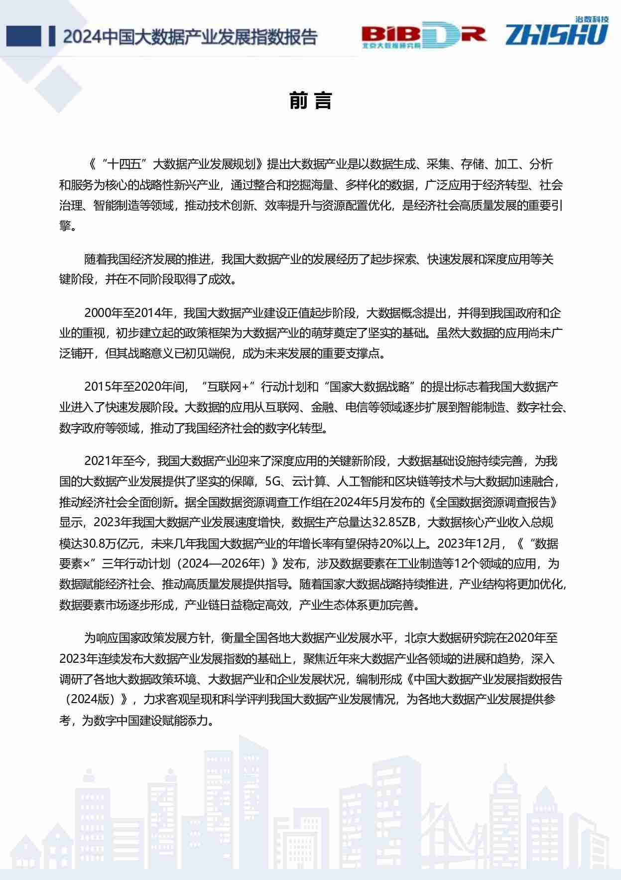 北京大数据研究院：中国大数据产业发展指数报告（2024版）.pdf-1-预览