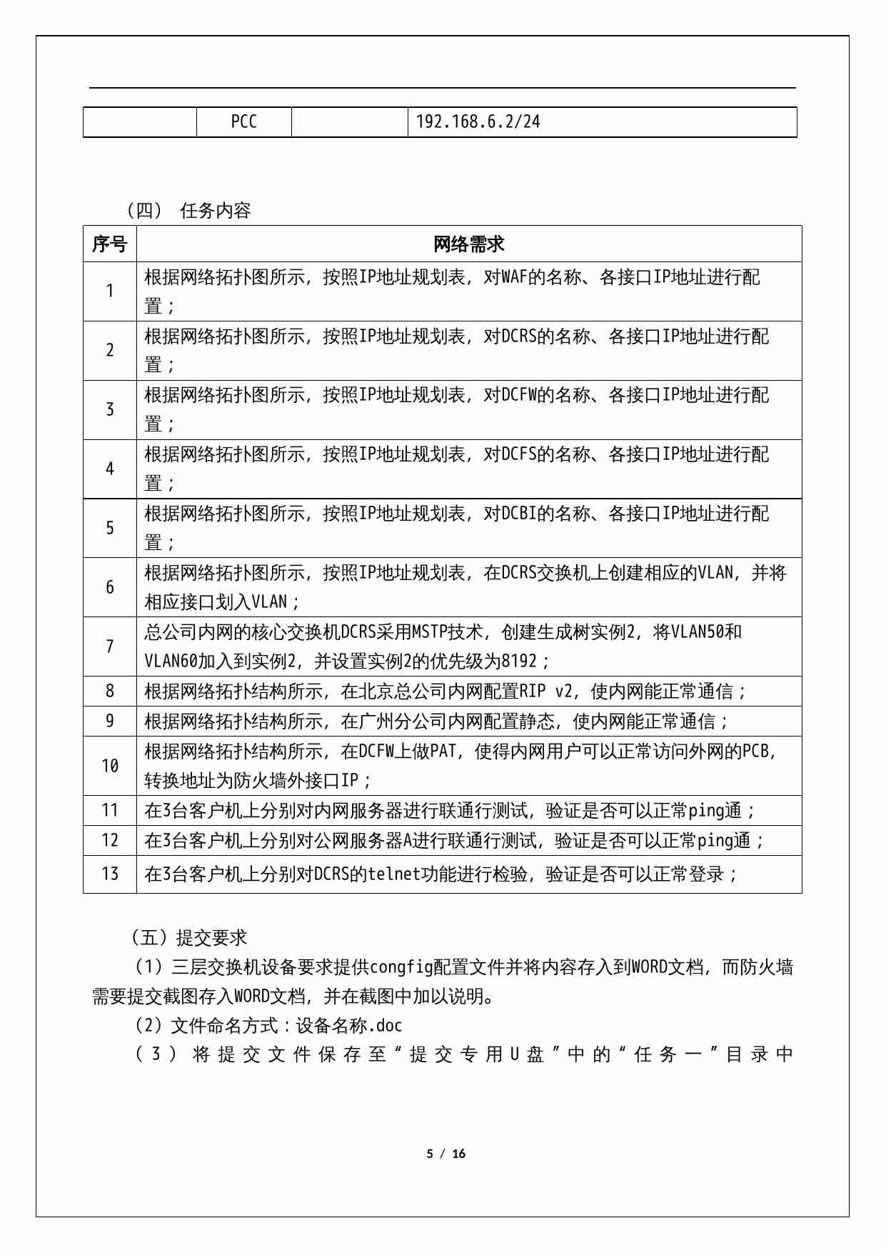 2013年全国职业院校技能大赛高职组“神州数码”杯信息安全技术应用赛项-样题.doc-4-预览