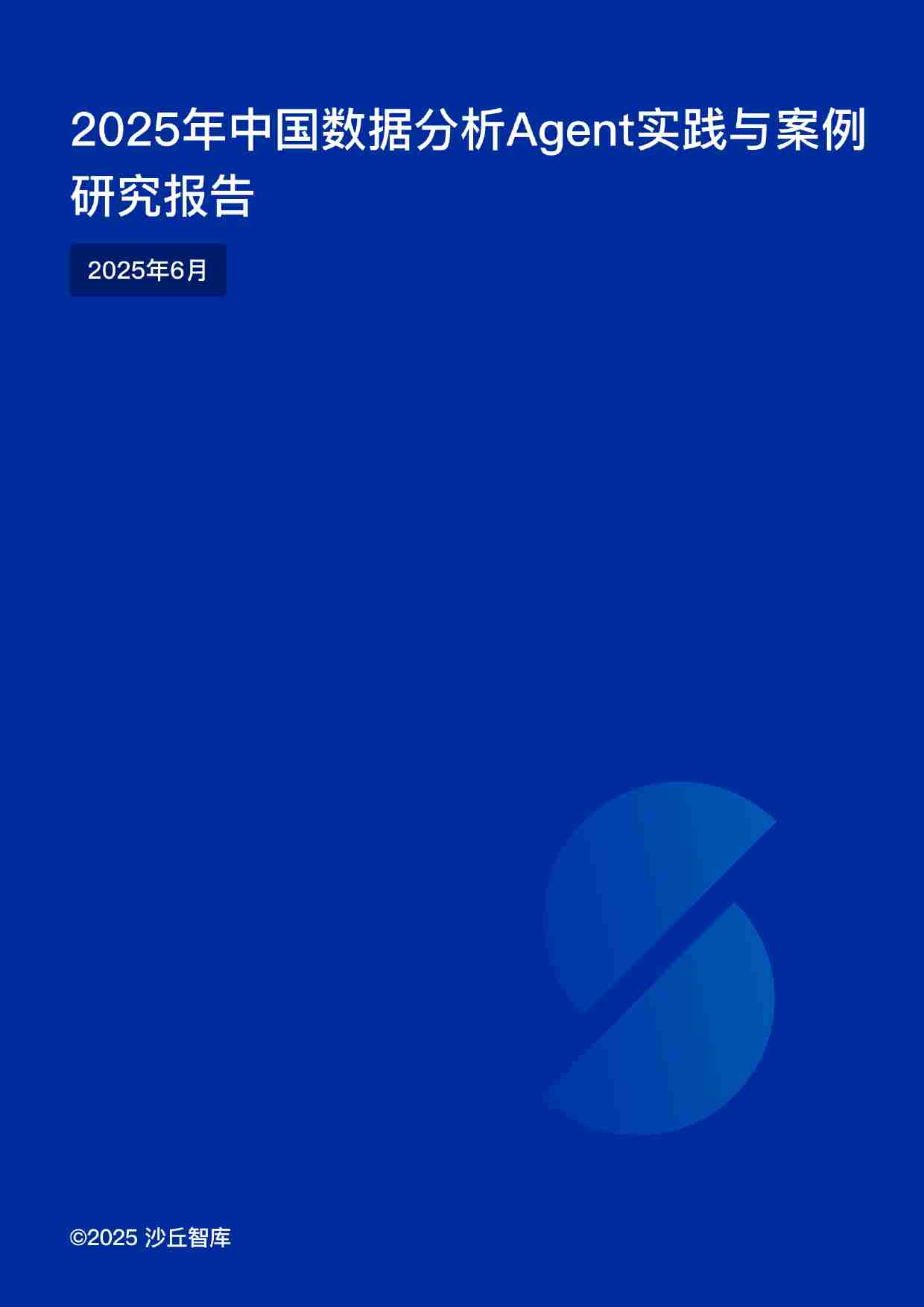 2025年中国数据分析Agent实践与案例研究报告.pdf-0-预览