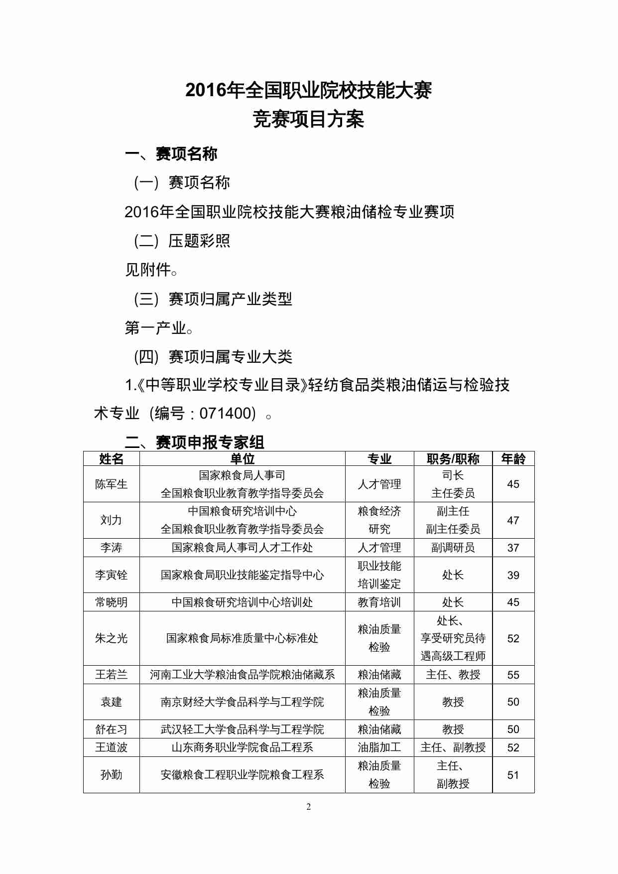 附件101：ZZ-101 粮油储检专业赛项（中职）.doc-1-预览