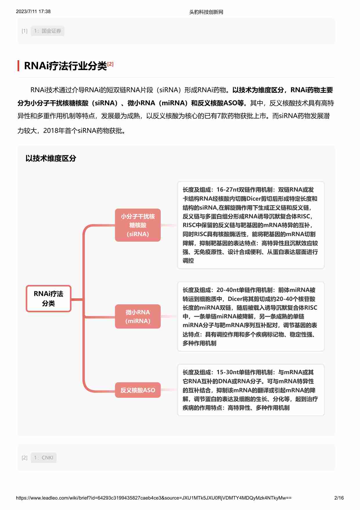 RNAi疗法 头豹词条报告系列 2023.pdf-1-预览