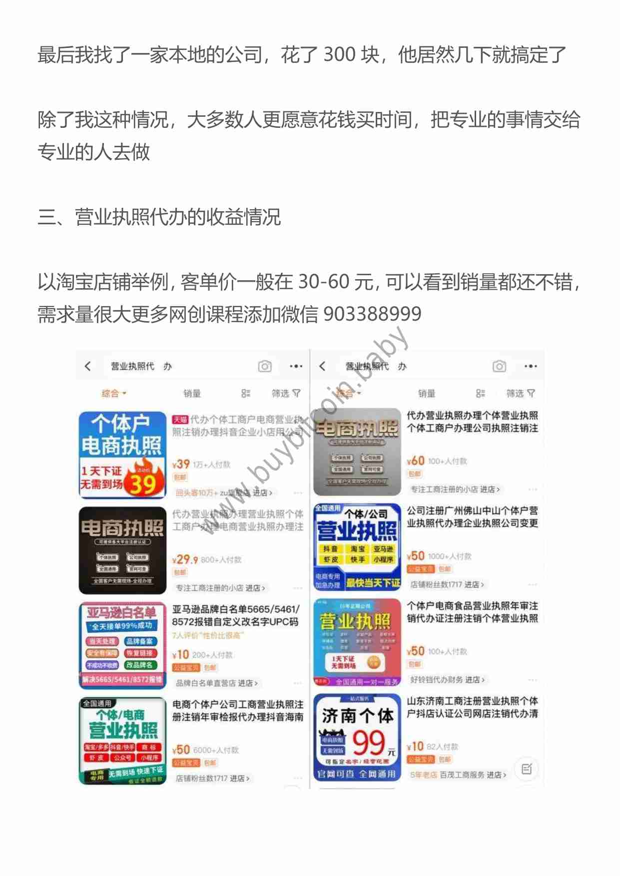 （干货）代办营业执照项目，暴利信息差，每单利润100-300+.pdf-3-预览