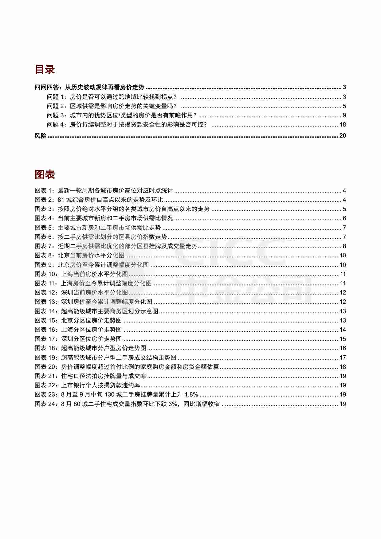 房地产：四问四答：从历史波动规律再看房价走势 20240927 -中金.pdf-1-预览