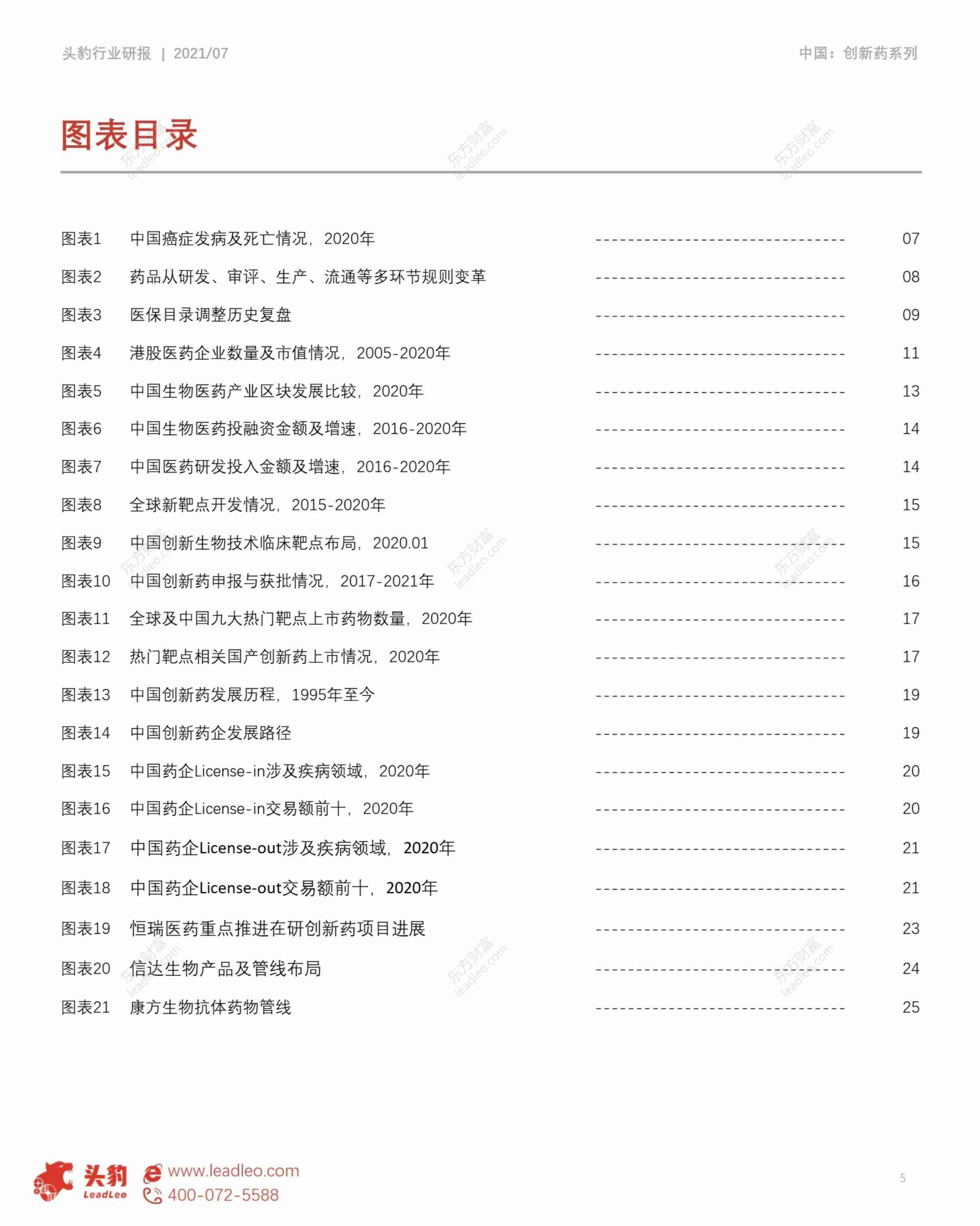 2021年创新药投资价值系列：透视创新药热门靶点，国产创新药如何破局？ -头豹.pdf-4-预览