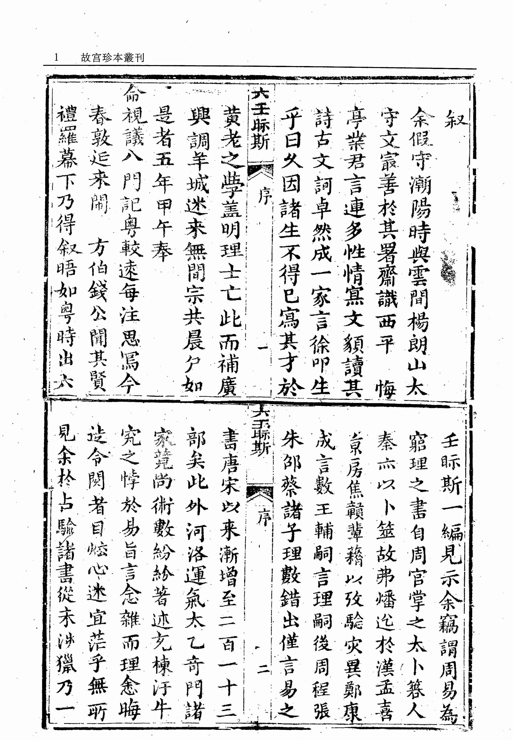 故宫珍本丛刊第421·占卜：六壬视斯·鼎锲卜筮鬼谷源流断易天机大全·火珠林·奇门卜筮·四季开门·订正选择神煞起例二例_12294624.pdf-3-预览