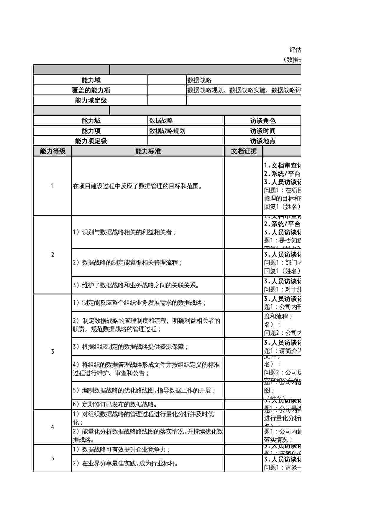 DCMM评估检查表.xlsx-0-预览