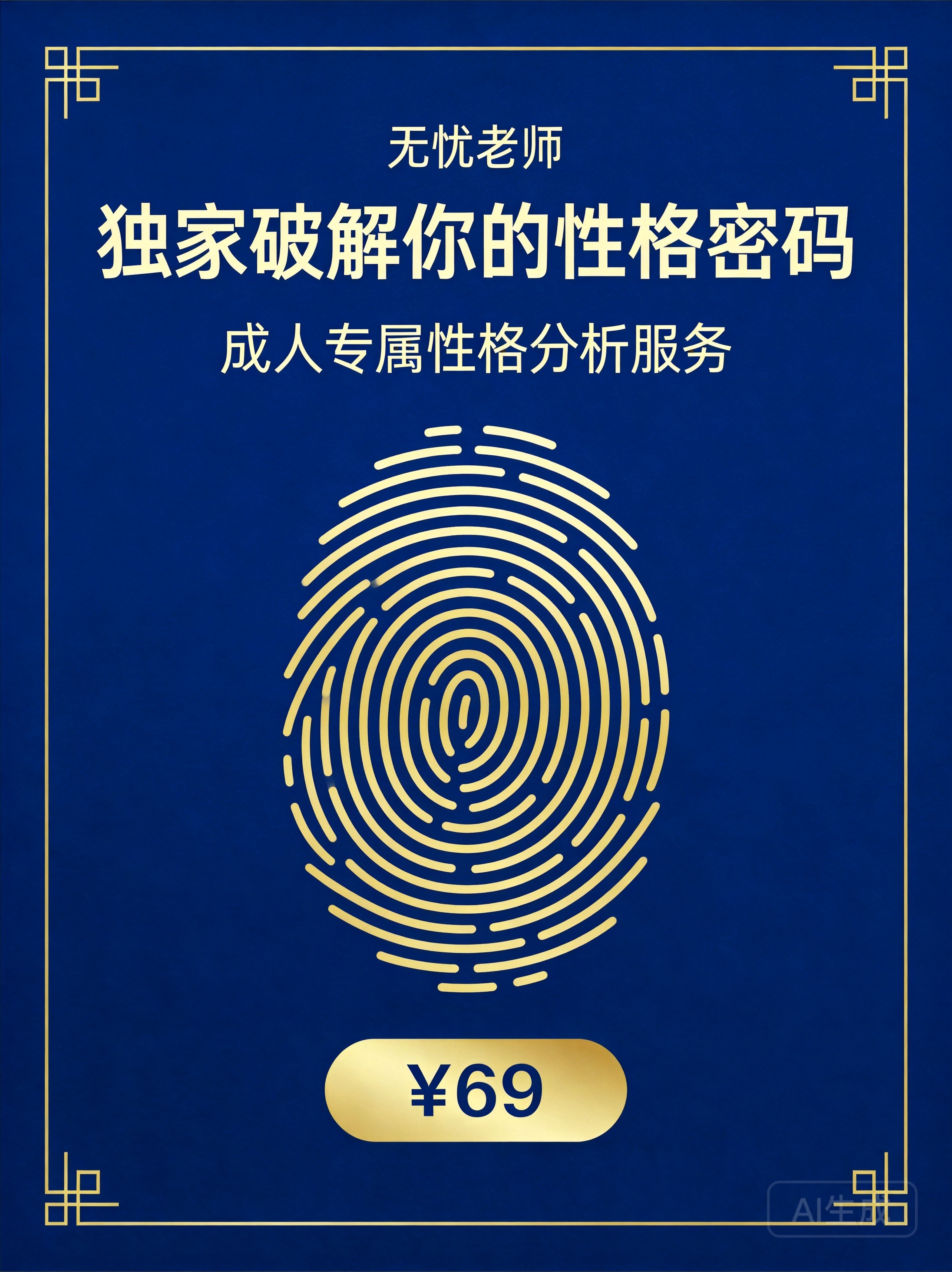 独家破解你的性格密码——成人专属性格分析服务（无忧老师）.pdf-0-预览