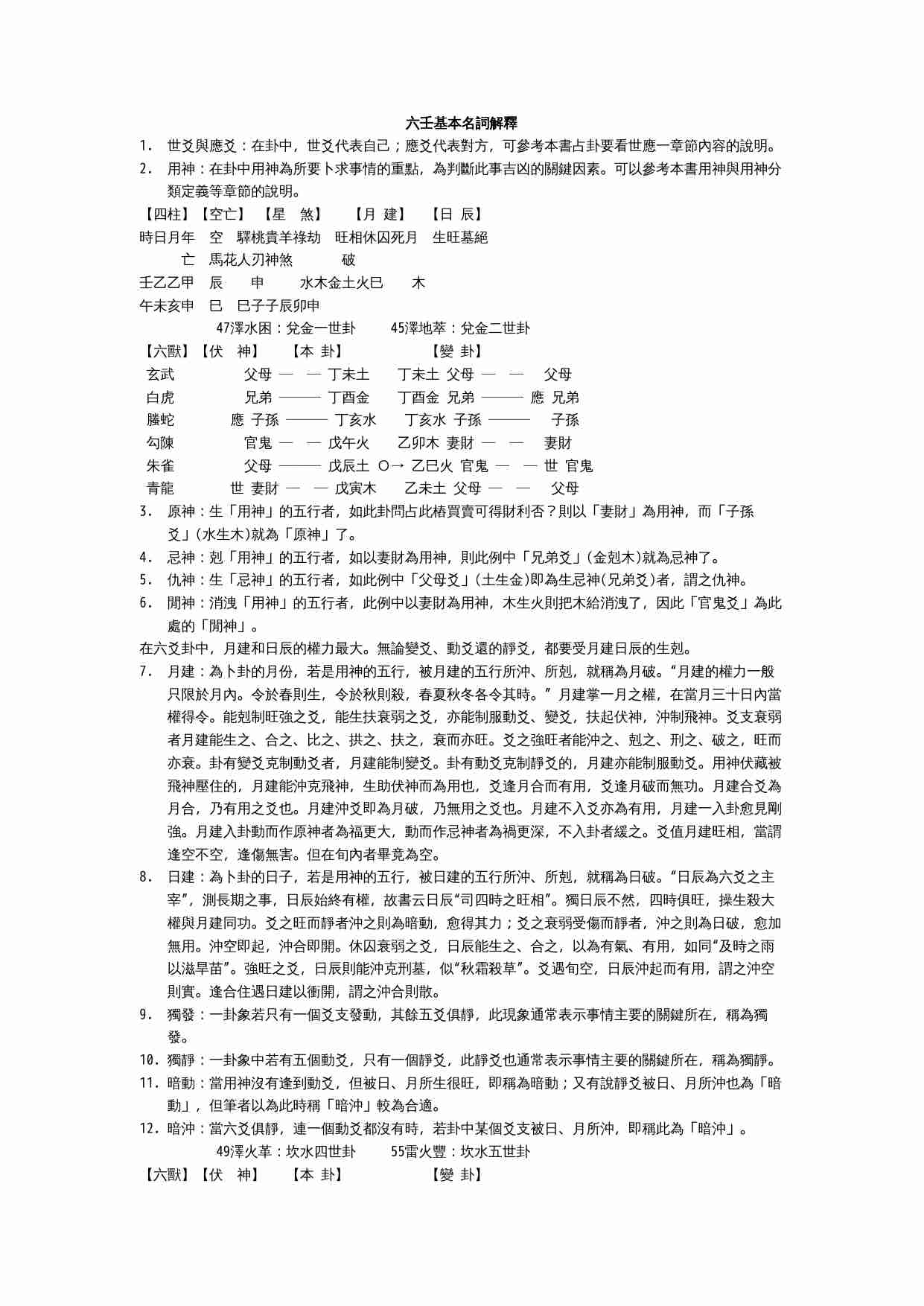 六爻基本名辭解釋.doc-0-预览
