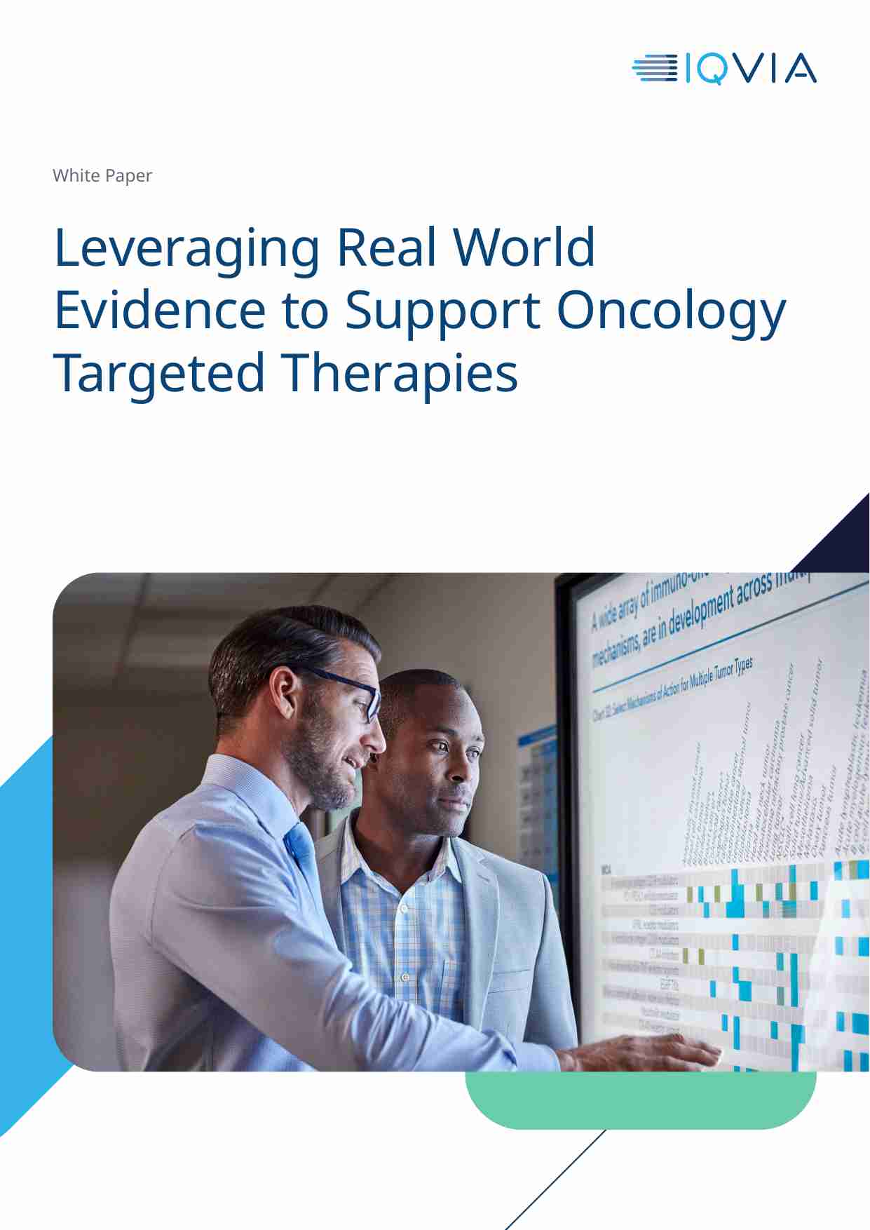 IQVIA -利用真实世界的证据支持肿瘤靶向治疗 Leveraging Real World Evidence to Support Oncology Targeted Therapies.pdf-0-预览