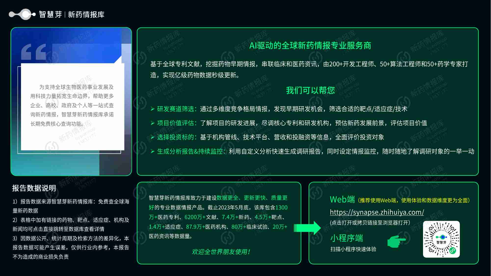 智慧芽 -BCMA抑制剂的管线及专利调研报告2023.pdf-2-预览