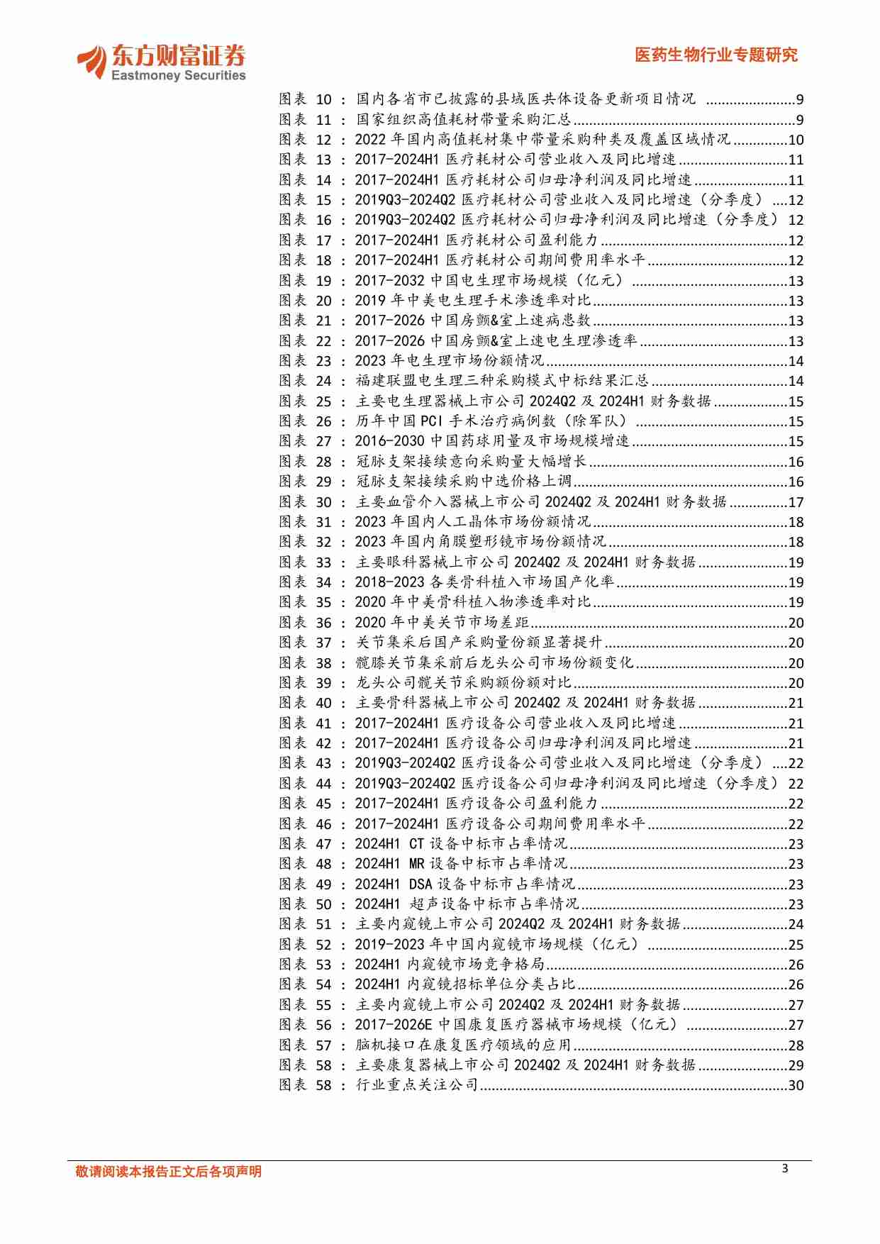 医疗器械-行业2024半年报总结：关注设备换新政策递延拐点和高耗集采落地品类结构性机会.pdf-2-预览