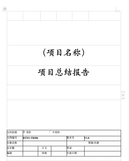 IT项目管理体系文档模板.zip-0-预览