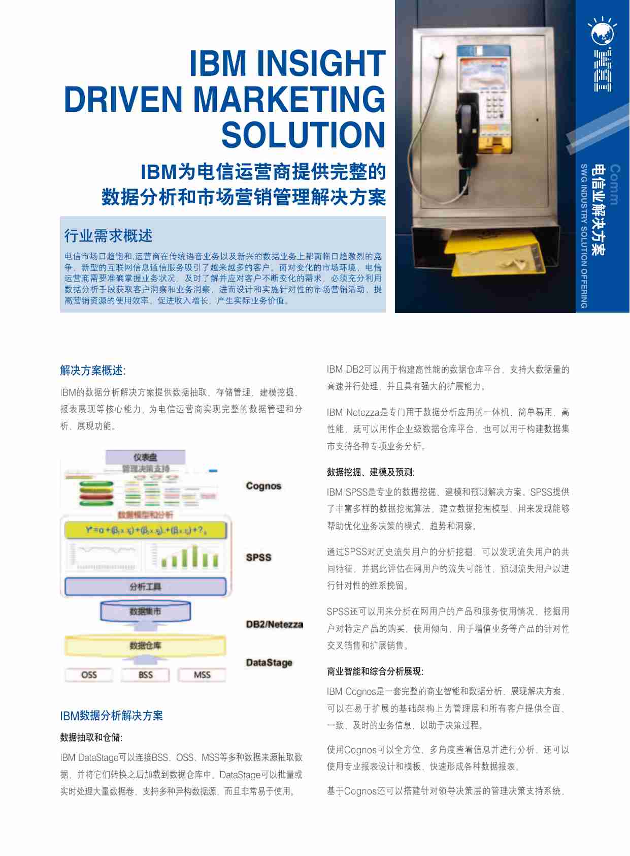 IBM为电信运营商提供完整的数据分析和市场营销管理解决方案.pdf-0-预览