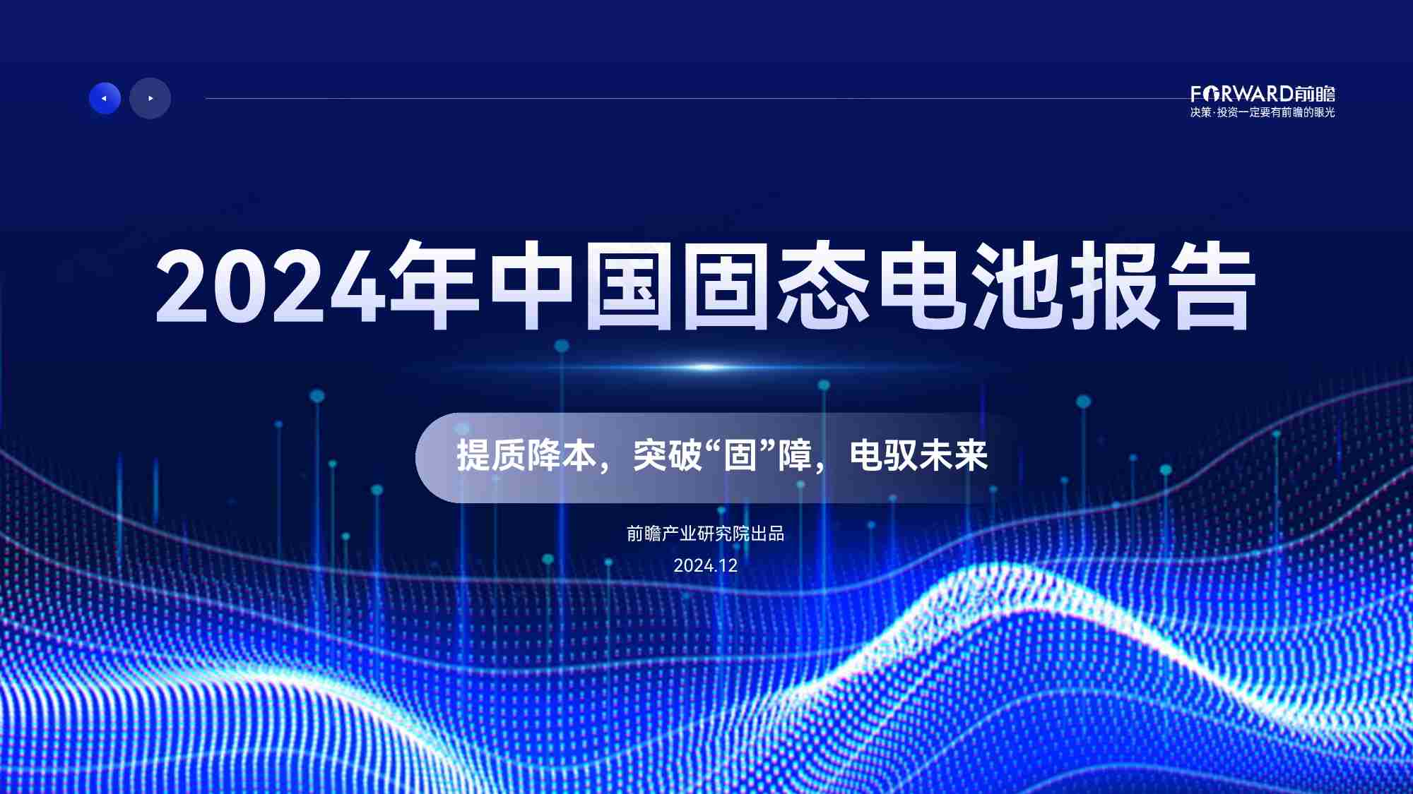 2024年中国固态电池报告——提质降本，突破“固”障，电驭未来.pdf-0-预览