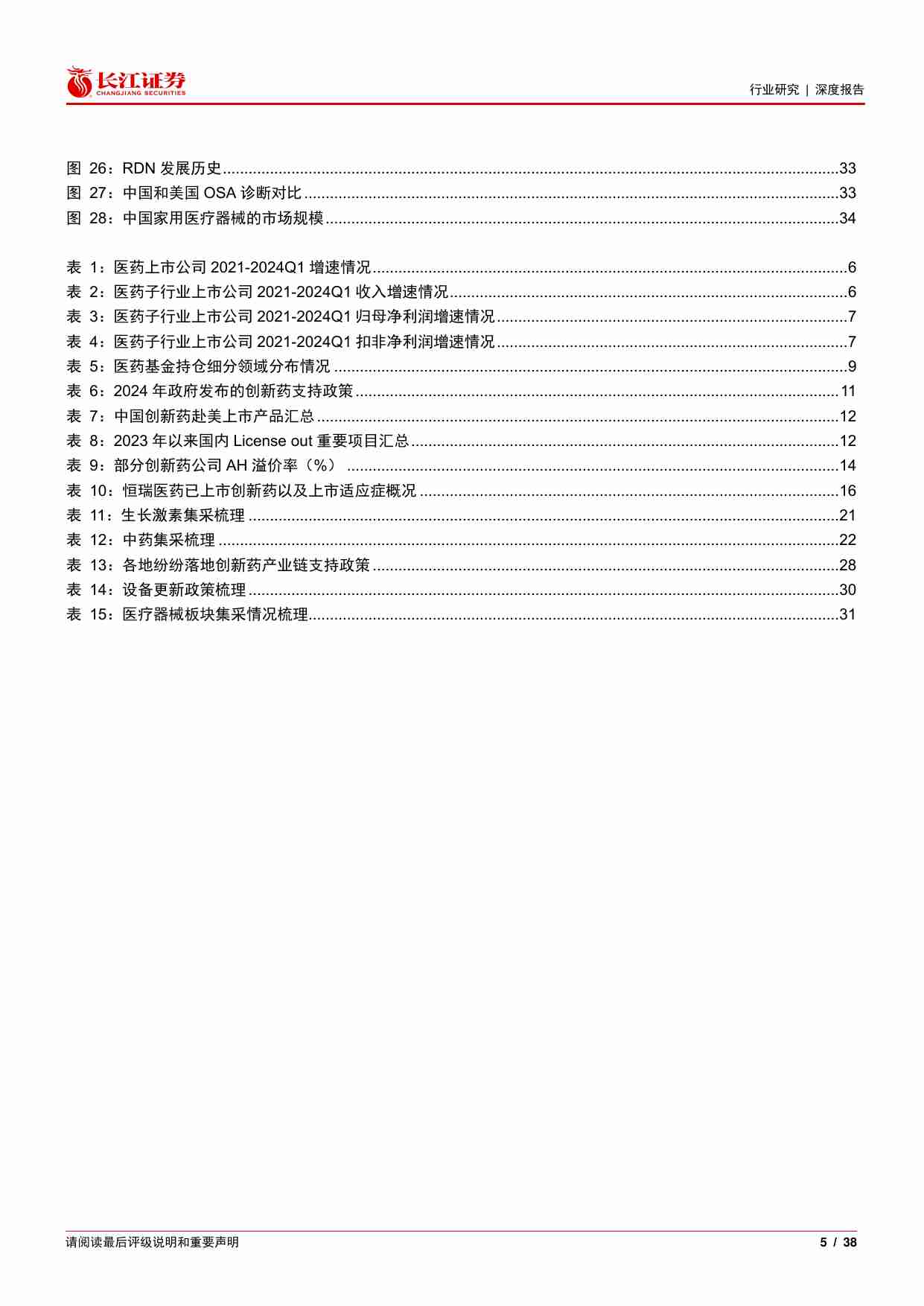 医药行业2024年度中期投资策略：行业拐点将至，聚焦创新出海／国改／院外机会-240703-长江证券-37页.pdf-3-预览