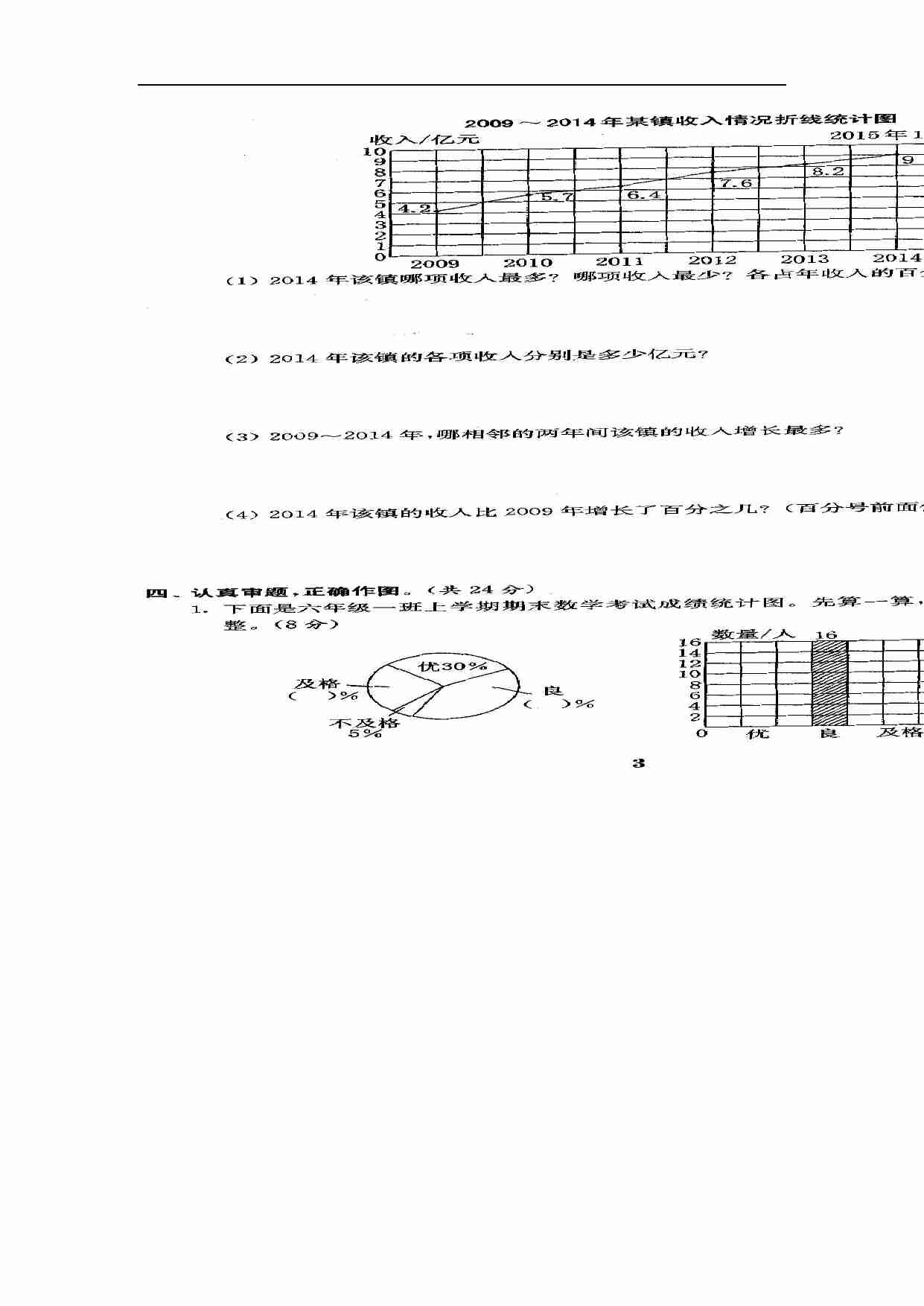 最新苏教版六年级数学下册试卷全程测评卷(全套).doc-3-预览