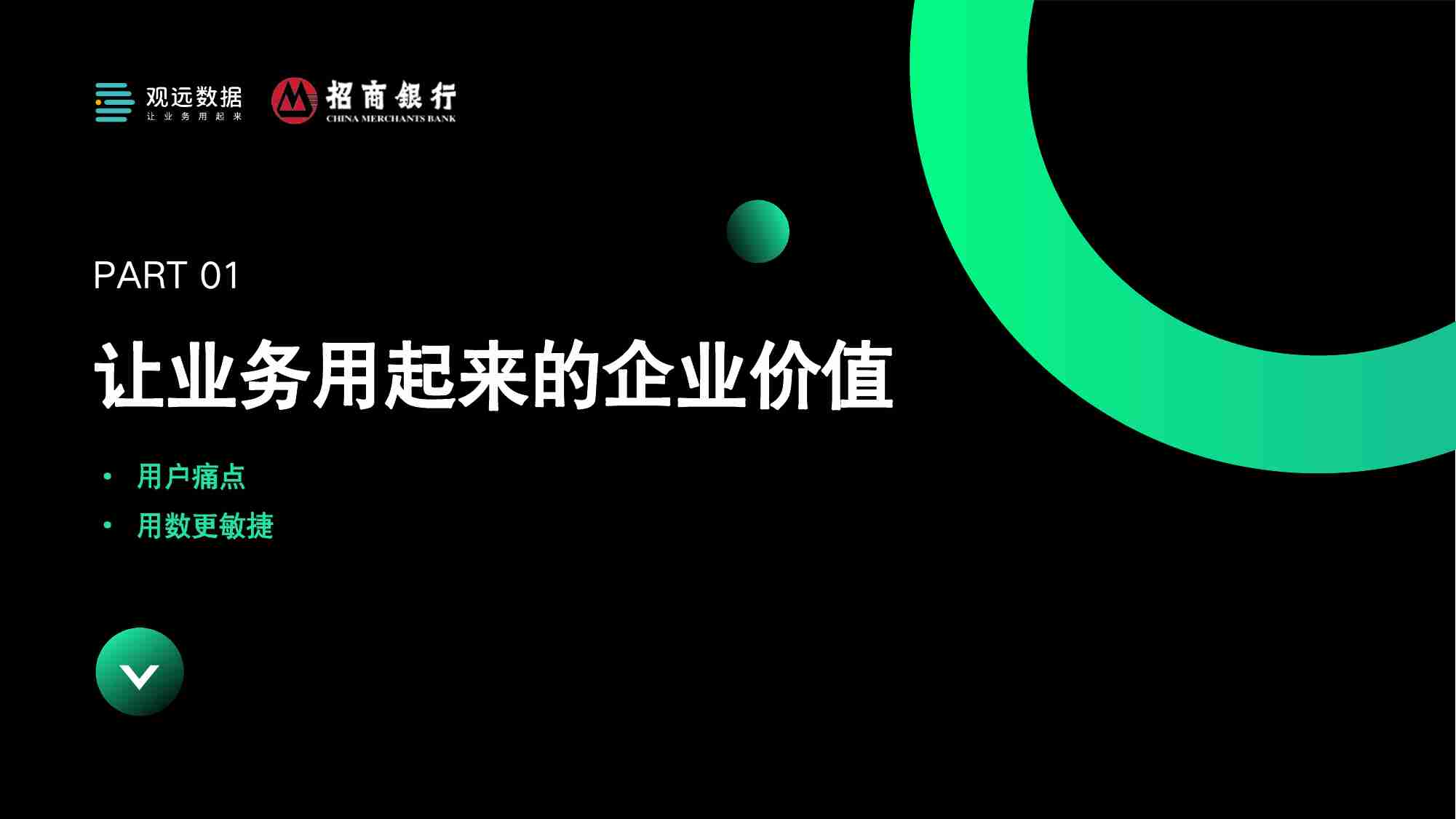 招商银行-陈翔老师-基于数据驱动的招行数字化应用实践.pdf-1-预览