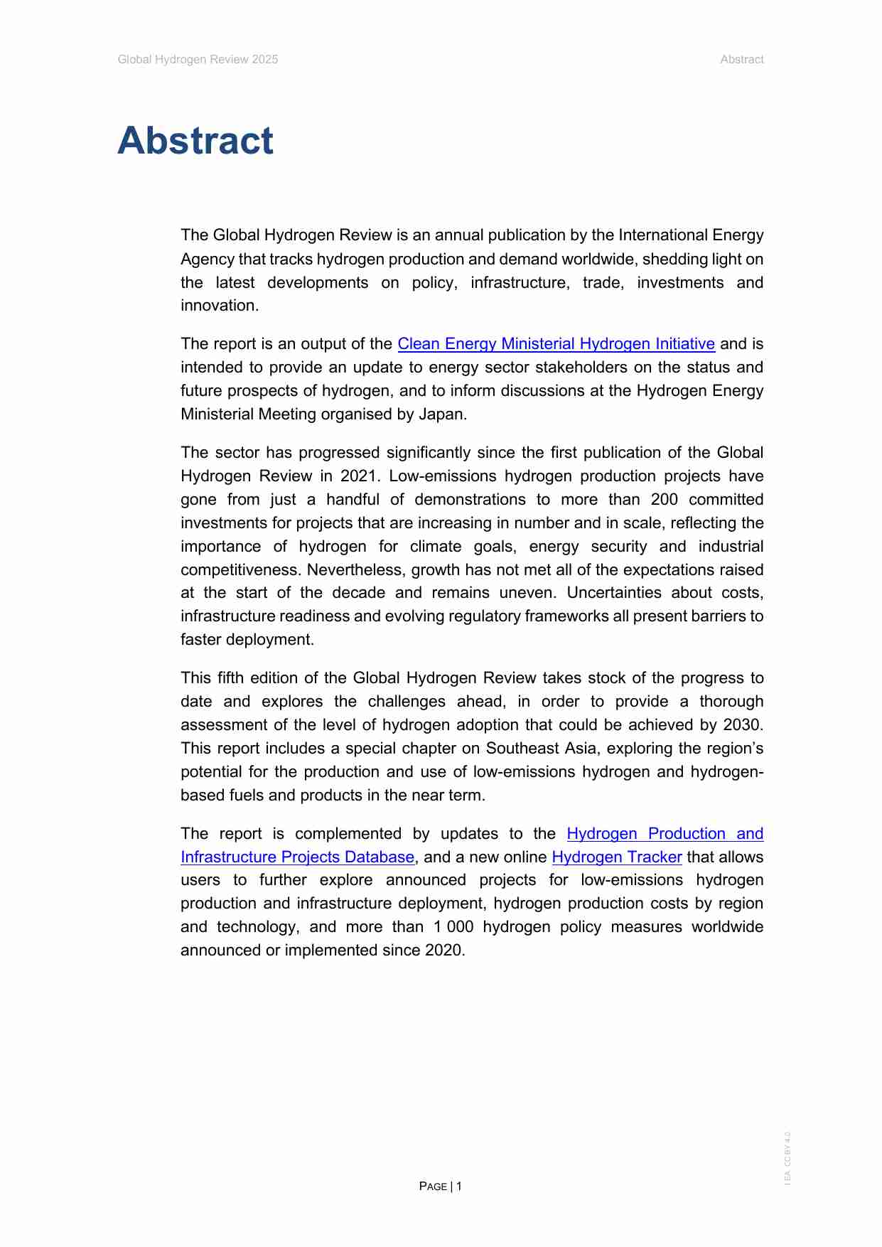 iea -2025 年全球氢能回顾 Global Hydrogen Review 2025.pdf-2-预览