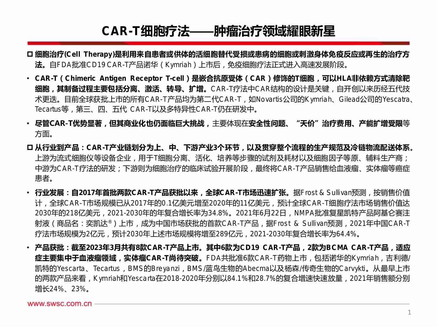 创新药专题：CAR-T细胞疗法——肿瘤治疗领域耀眼新星.pdf-2-预览