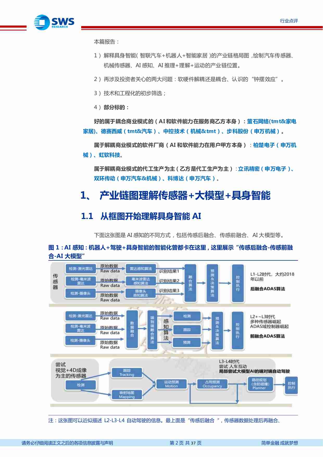 计算机行业智联汽车系列之31暨机器人系列之10：具身智能深度研究，解耦还是耦合？从AI化到工程化！-20230820-申万宏源-37页.pdf-1-预览