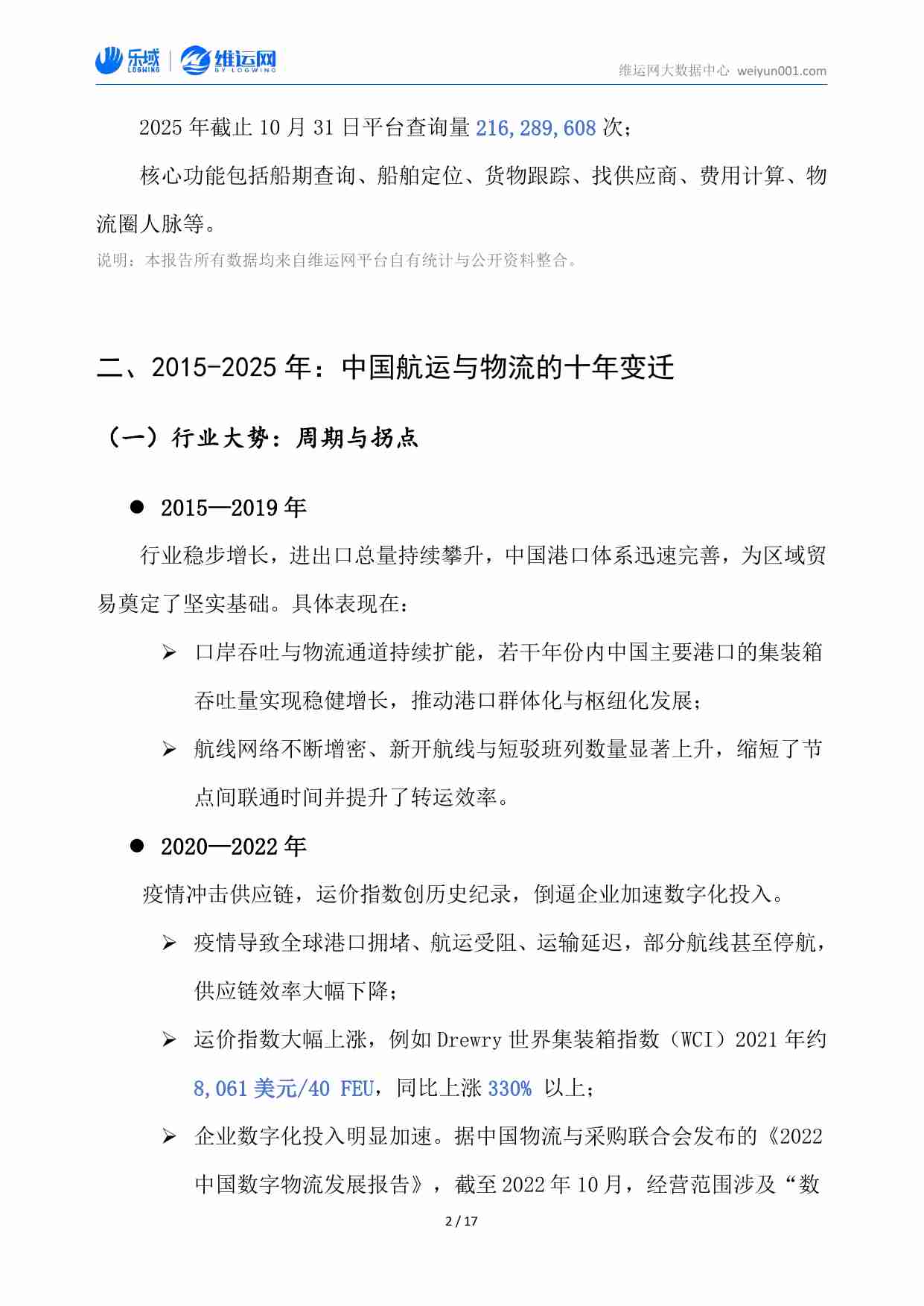十年航运数据洞察白皮书（2015-2025）-维运网.pdf-3-预览