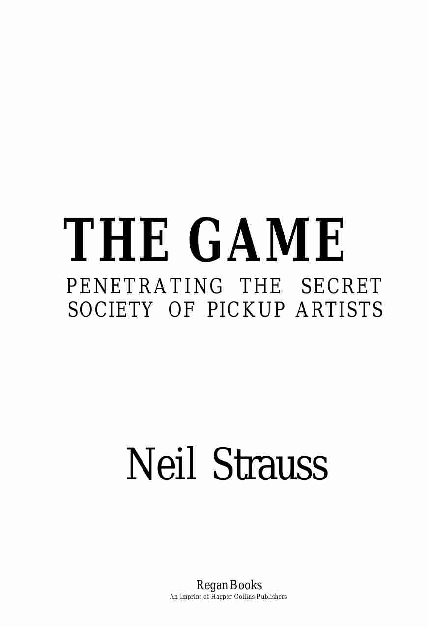 Neil Strauss - The Game.pdf-2-预览